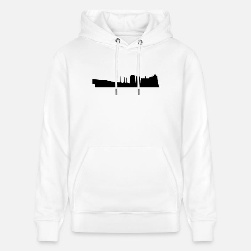 Wolfsburg Skyline - Stanley/Stella Unisex Bio-Hoodie CRUISER  - Weiß
