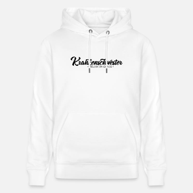 Krankenschwester - Stanley/Stella Unisex Bio-Hoodie CRUISER  - Weiß