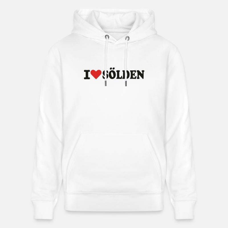 Sölden - Sweat à capuche bio CRUISER Stanley/Stella Unisexe - blanc