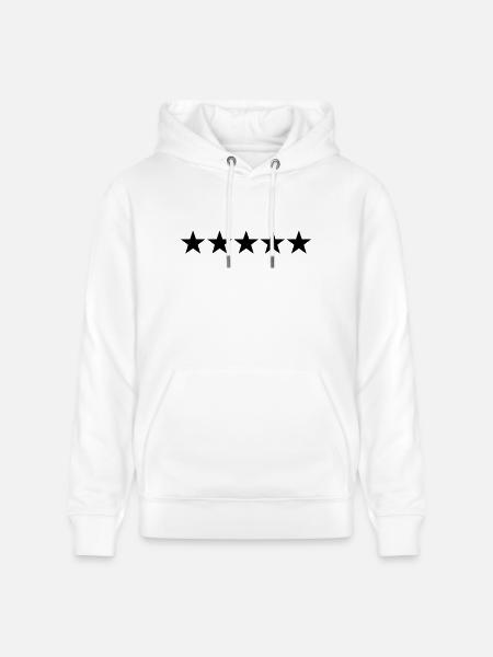 5 Star General - Stanley/Stella CRUISER Unisex Organic Hoodie - white