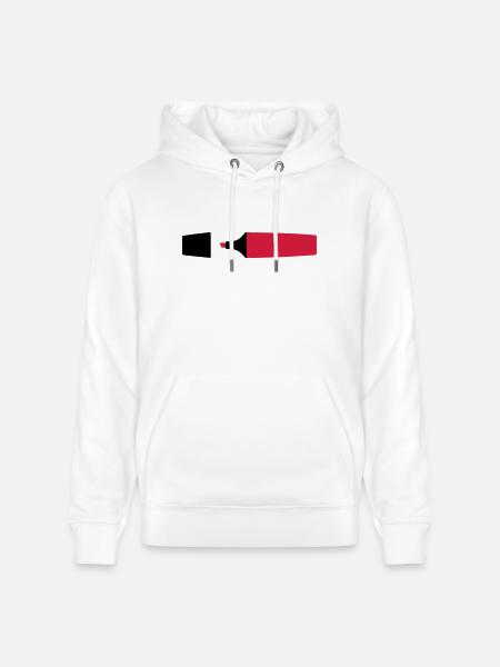 Marker - Stanley/Stella CRUISER Unisex Organic Hoodie - white