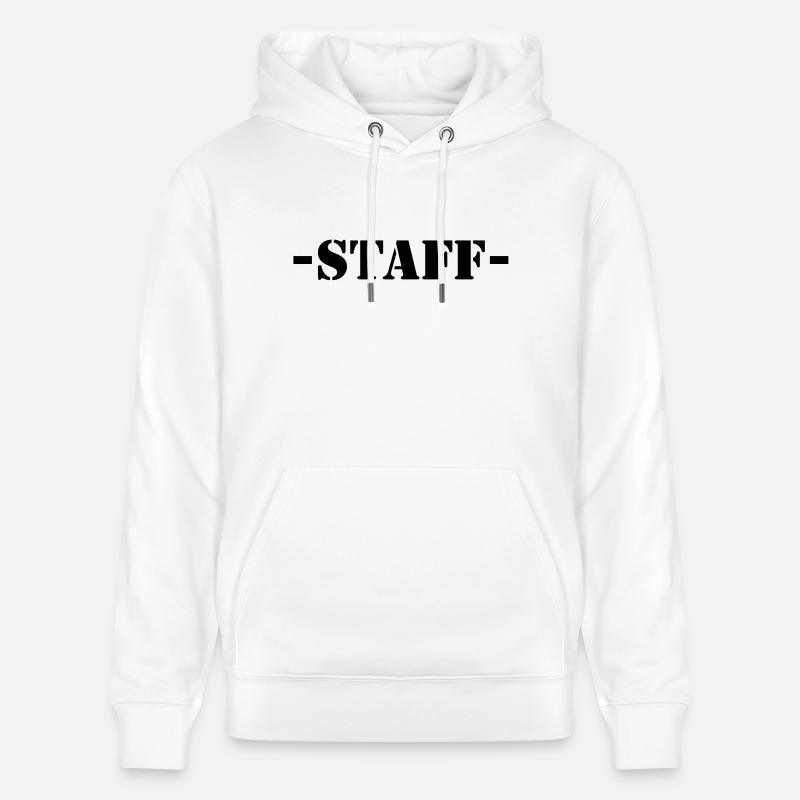 staff - Sweat à capuche bio CRUISER Stanley/Stella Unisexe - blanc