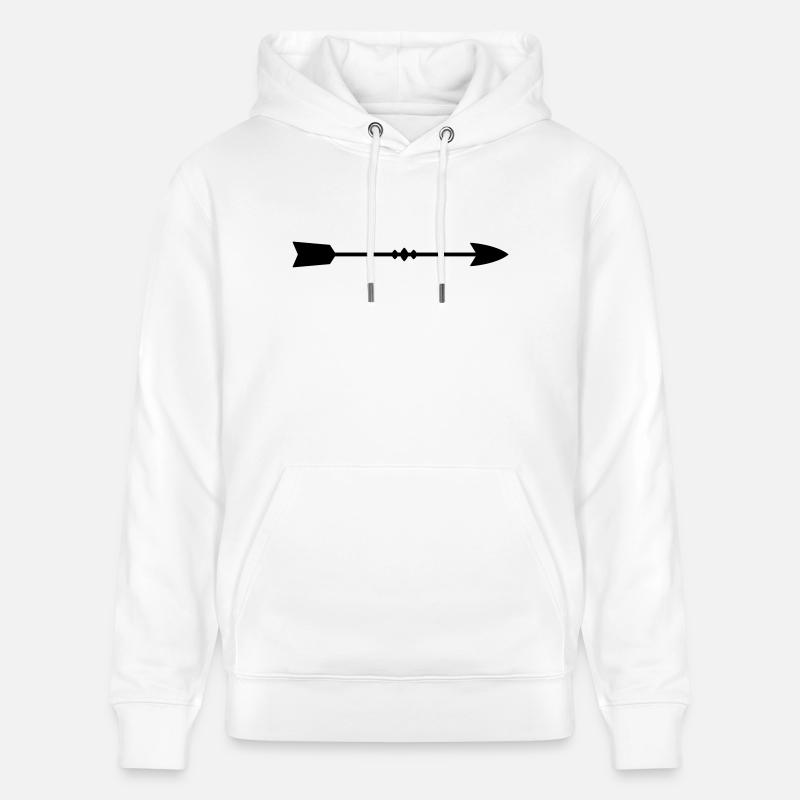 Flèche - Sweat à capuche bio CRUISER Stanley/Stella Unisexe - blanc