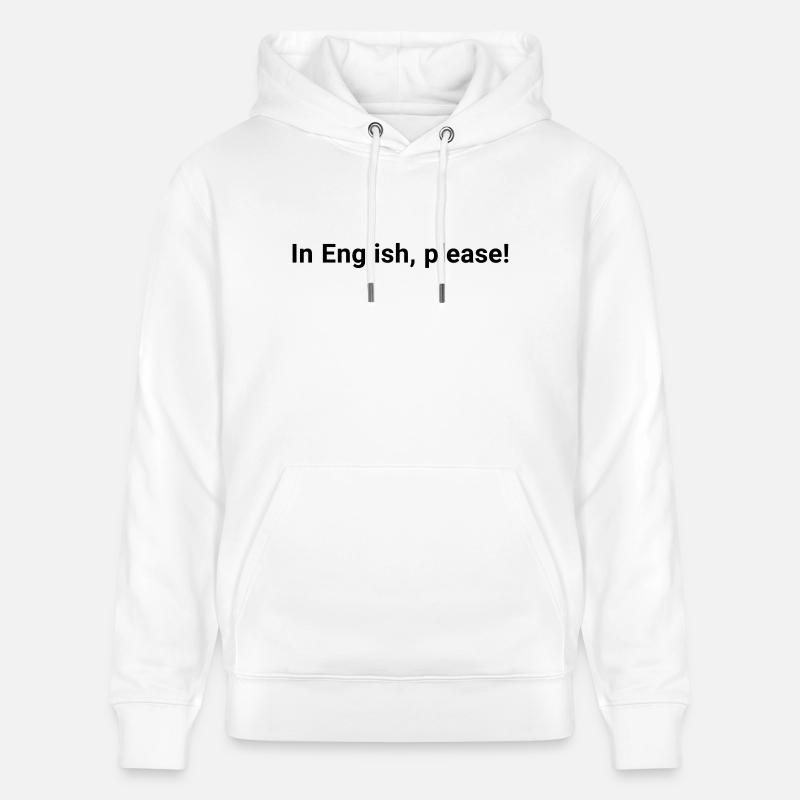 en anglais - Sweat à capuche bio CRUISER Stanley/Stella Unisexe - blanc