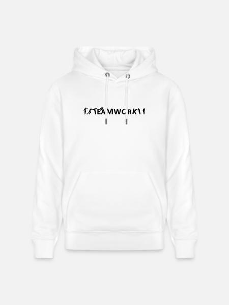 Menschen - Teamwork - Stanley/Stella Unisex Bio-Hoodie CRUISER - Weiß