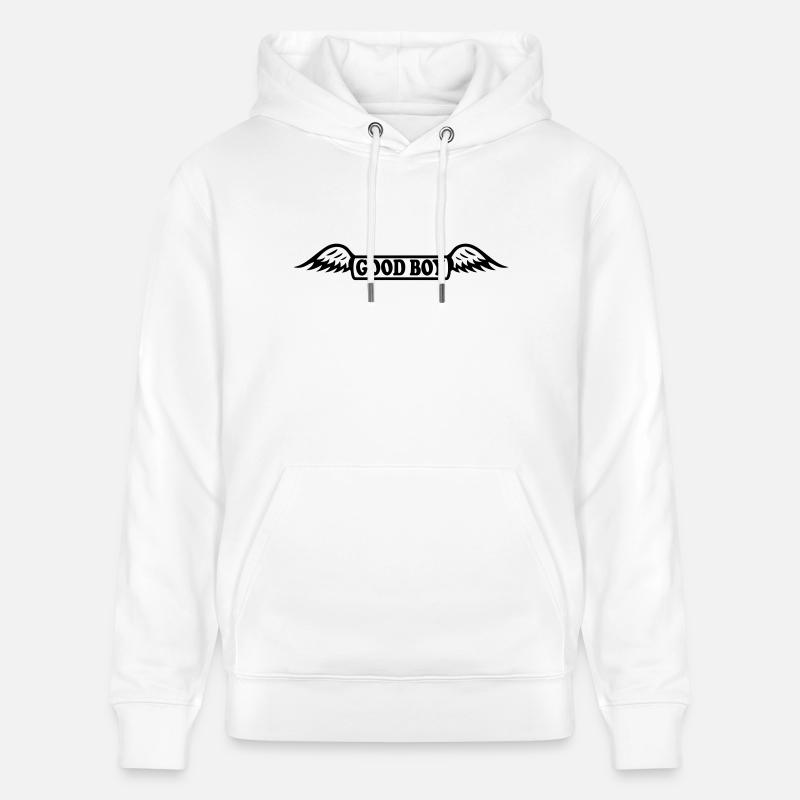 bon garçon - Sweat à capuche bio CRUISER Stanley/Stella Unisexe - blanc