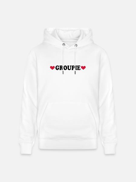Groupie - Band - Stanley/Stella Unisex Bio-Hoodie CRUISER  - Weiß