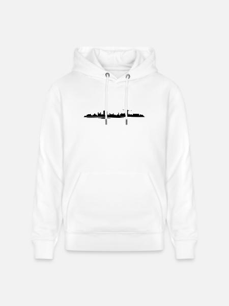 Skyline - Rio de Janeiro - Stanley/Stella Unisex Bio-Hoodie CRUISER - Weiß