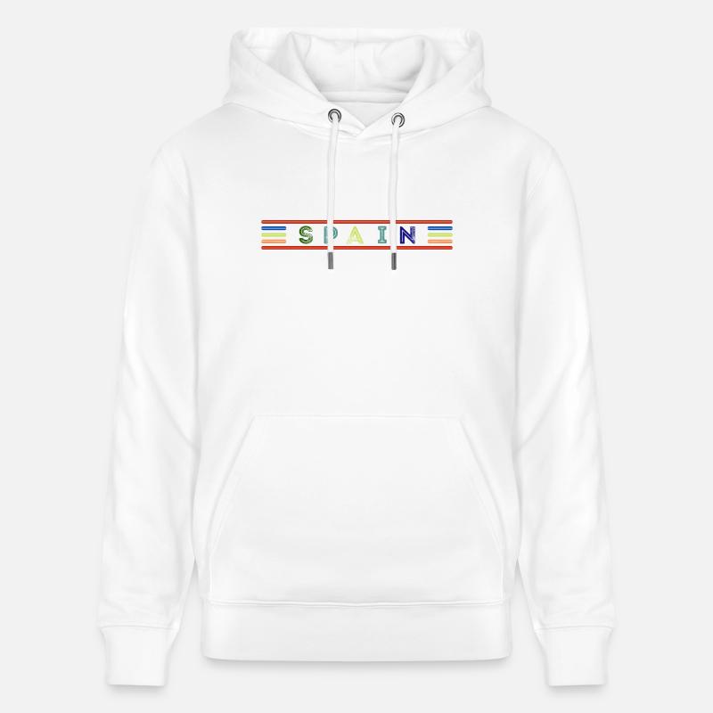 Spain - Sweat à capuche bio CRUISER Stanley/Stella Unisexe - blanc