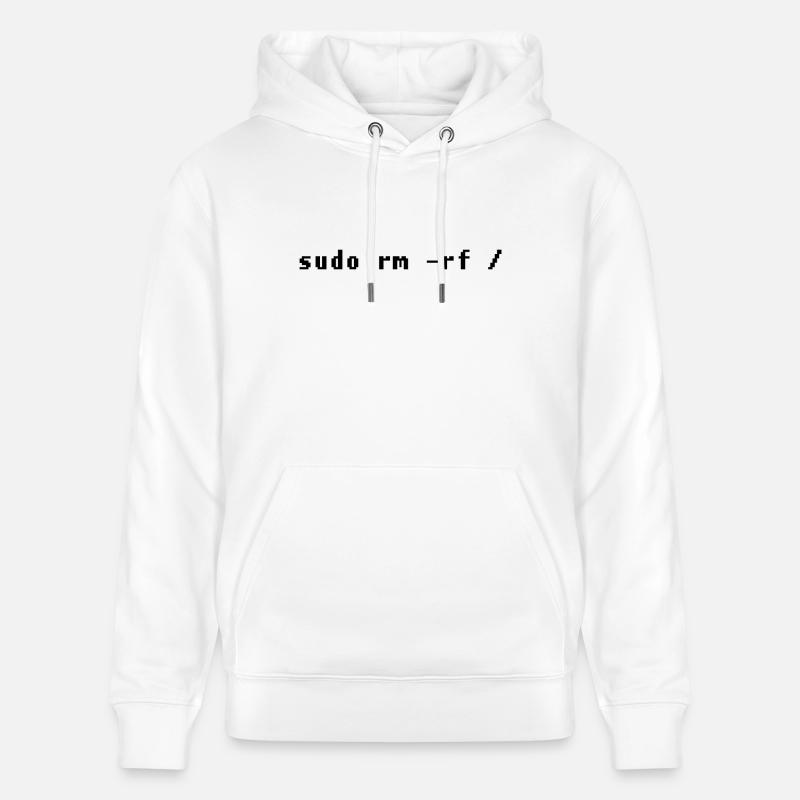 Lustiges Linux Admin Design - Stanley/Stella Unisex Bio-Hoodie CRUISER  - Weiß