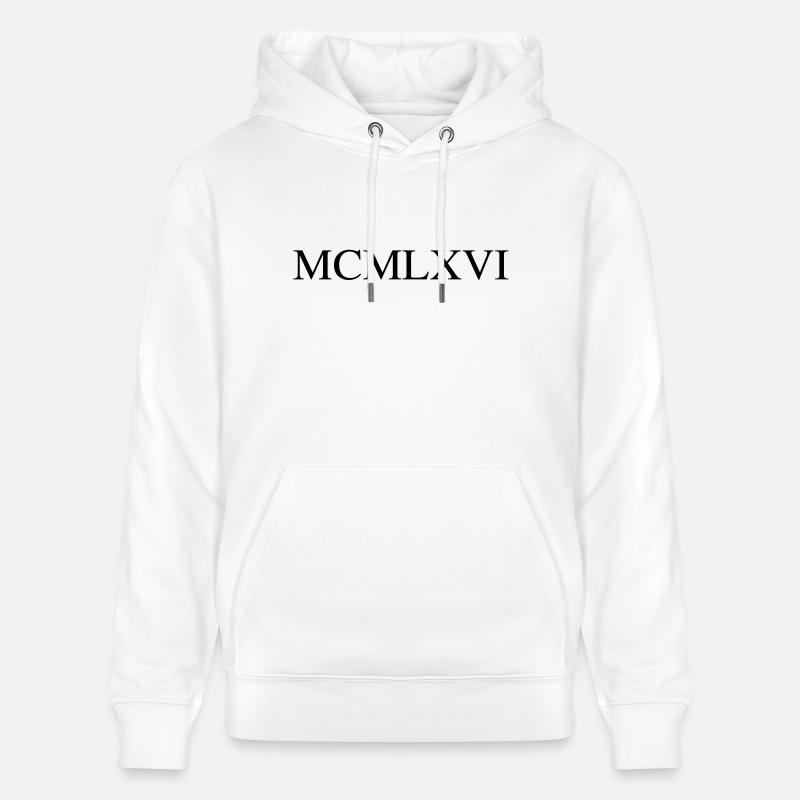 1966 - Sweat à capuche bio CRUISER Stanley/Stella Unisexe - blanc