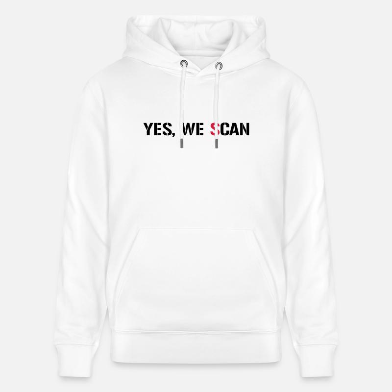 Yes, We Scan NSA PRISM - Sweat à capuche bio CRUISER Stanley/Stella Unisexe - blanc
