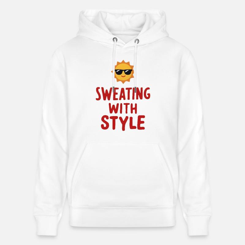 Transpirer avec style - Sweat à capuche bio CRUISER Stanley/Stella Unisexe - blanc