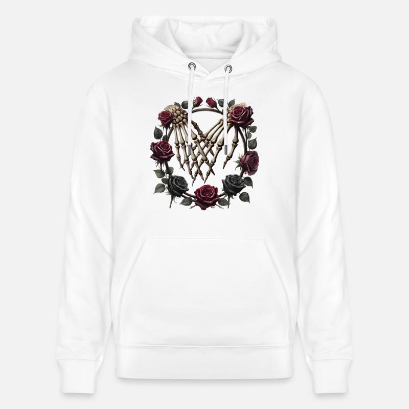 Romance sombre | Esthétique gothique - Sweat à capuche bio CRUISER Stanley/Stella Unisexe - blanc