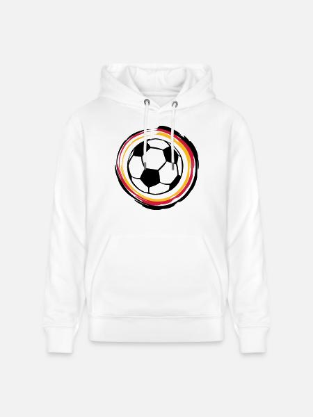 Fussball (Deutschland) - Stanley/Stella Unisex Bio-Hoodie CRUISER  - Weiß