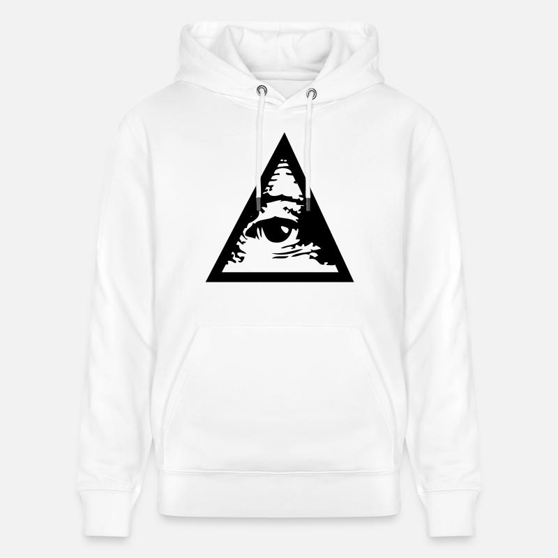 Triangle - Sweat à capuche bio CRUISER Stanley/Stella Unisexe - blanc