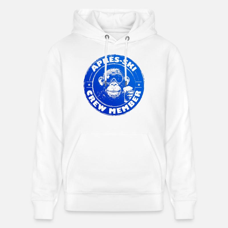 Monkey après-ski Team Dicton - Sweat à capuche bio CRUISER Stanley/Stella Unisexe - blanc