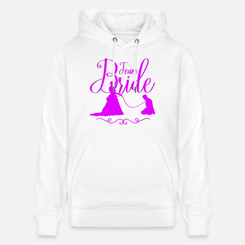 Équipe Couple de mariée Lustig - Sweat à capuche bio CRUISER Stanley/Stella Unisexe - blanc