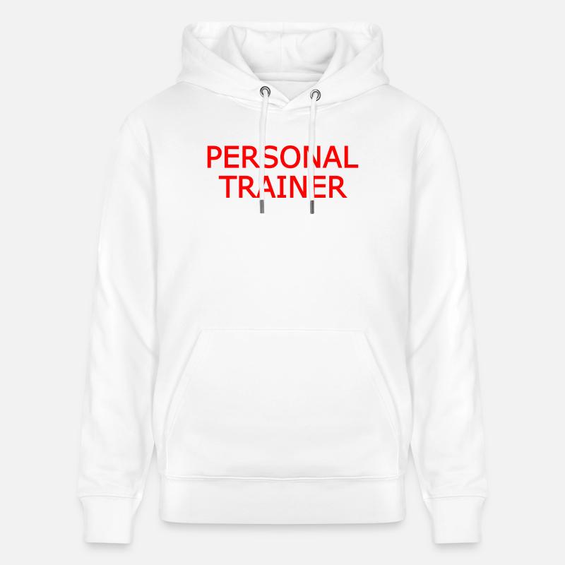 Personal trainer - Sweat à capuche bio CRUISER Stanley/Stella Unisexe - blanc