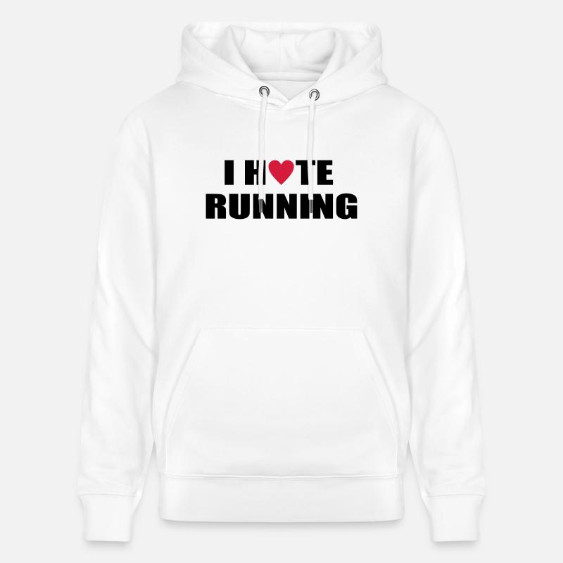 courir - Sweat à capuche bio CRUISER Stanley/Stella Unisexe - blanc