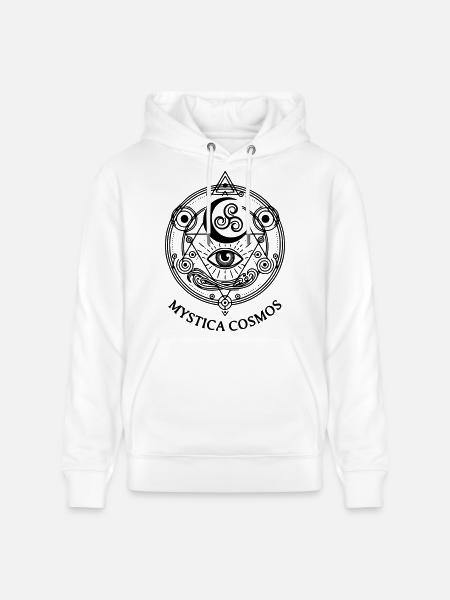 Mystica Cosmos - Stanley/Stella CRUISER Unisex Organic Hoodie - white