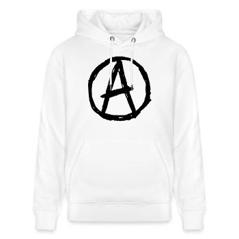 Punk - Stanley/Stella Unisex Bio-Hoodie CRUISER  - Weiß - Vorne - Alina (178cm) & Michal (187cm)