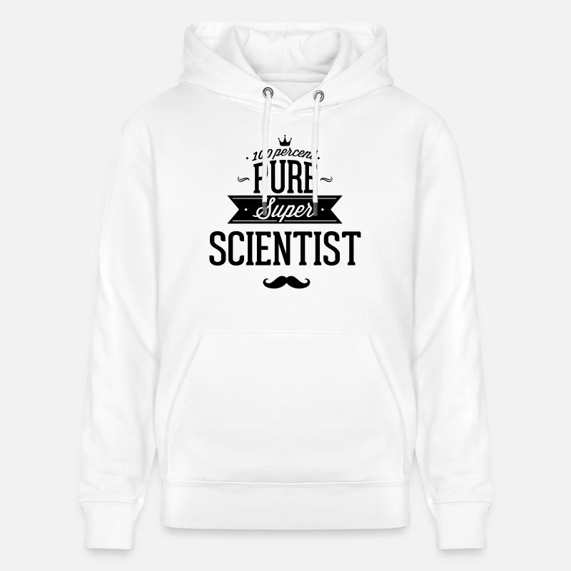 100 % scientifiques - Sweat à capuche bio CRUISER Stanley/Stella Unisexe - blanc
