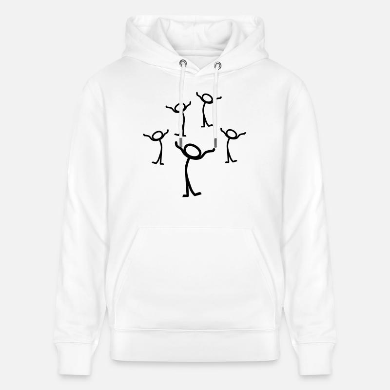 comique - Sweat à capuche bio CRUISER Stanley/Stella Unisexe - blanc