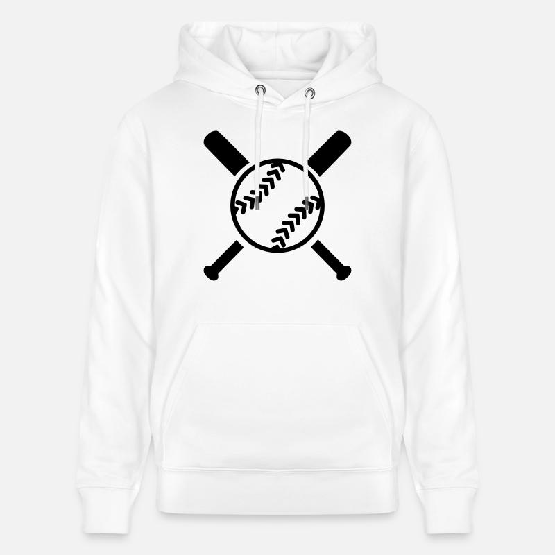 Softball - Sweat à capuche bio CRUISER Stanley/Stella Unisexe - blanc