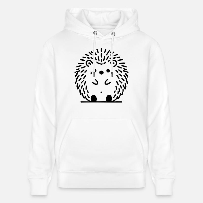 Igel Igelchen Herbst - Stanley/Stella Unisex Bio-Hoodie CRUISER  - Weiß