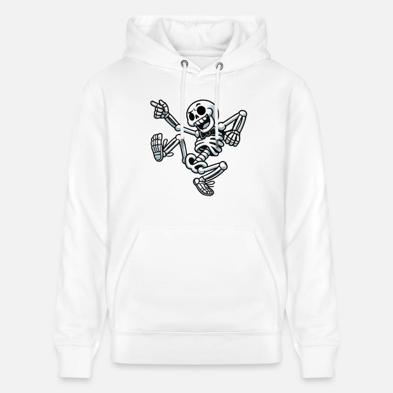 Skull Dancing - Stanley/Stella Unisex Bio-Hoodie CRUISER  - Weiß