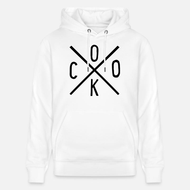 Cuire - Sweat à capuche bio CRUISER Stanley/Stella Unisexe - blanc