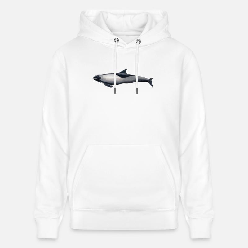 melon tête Dolphin - Peponocephala electra - Sweat à capuche bio CRUISER Stanley/Stella Unisexe - blanc