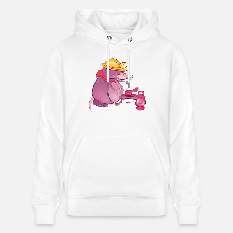 Maulwurf - Stanley/Stella Unisex Bio-Hoodie CRUISER  - Weiß