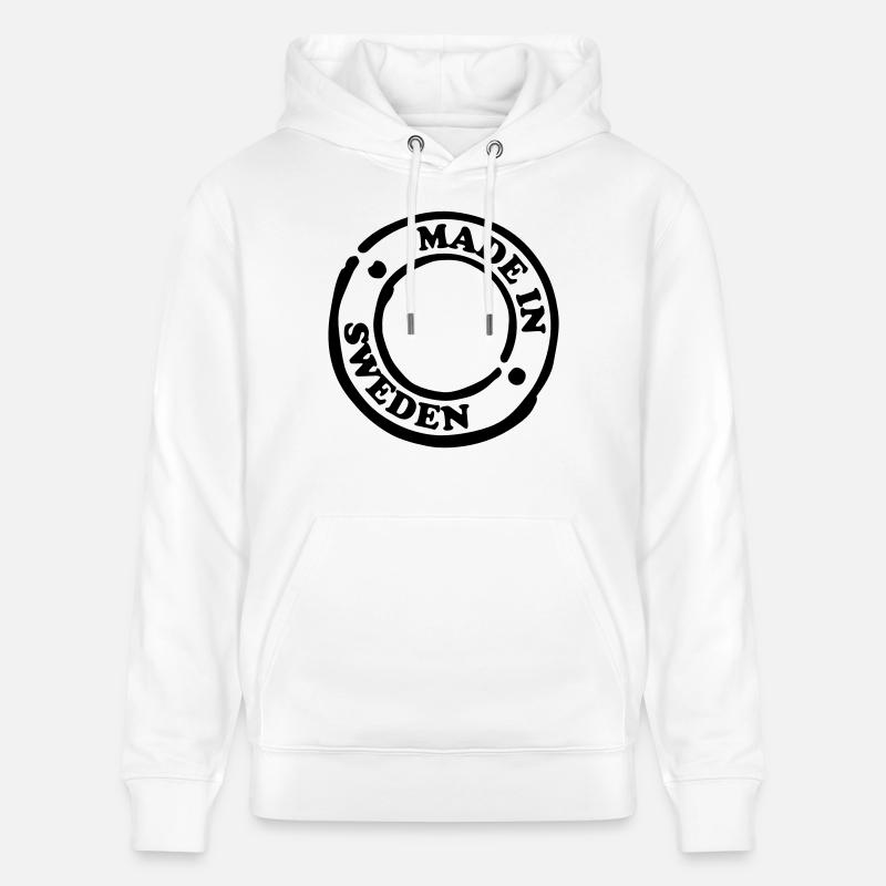 made_in_sweden__f1 - Sweat à capuche bio CRUISER Stanley/Stella Unisexe - blanc