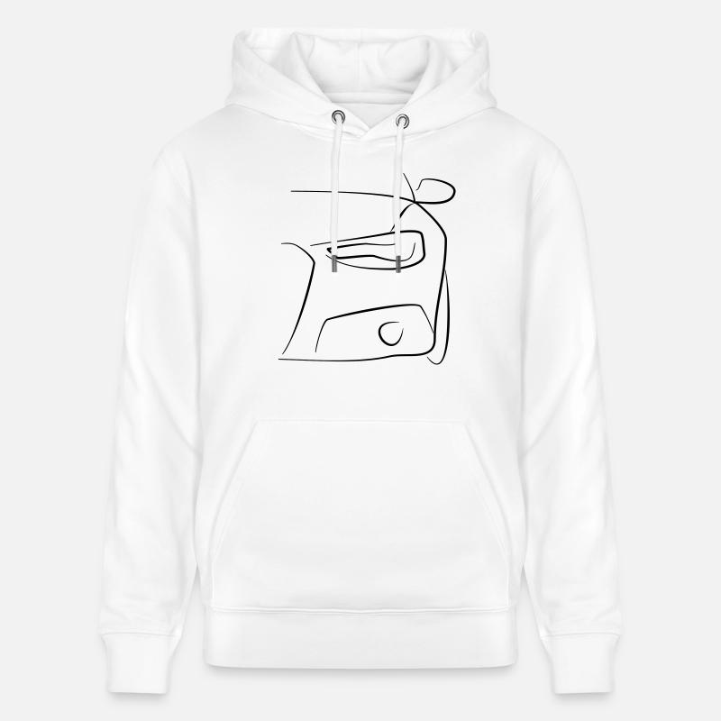 Auto Front Scheinwerfer Tribal - Stanley/Stella Unisex Bio-Hoodie CRUISER  - Weiß