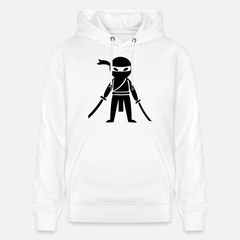 Ninja Samurai - Stanley/Stella Unisex Bio-Hoodie CRUISER  - Weiß