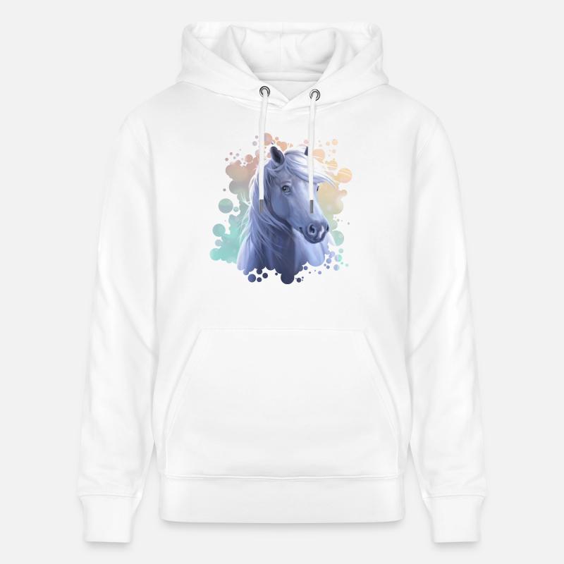 Source - Sweat à capuche bio CRUISER Stanley/Stella Unisexe - blanc