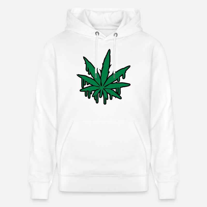 Weed Graffiti - Sweat à capuche bio CRUISER Stanley/Stella Unisexe - blanc