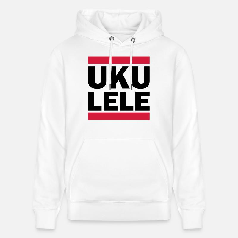 UKULELE - Sweat à capuche bio CRUISER Stanley/Stella Unisexe - blanc