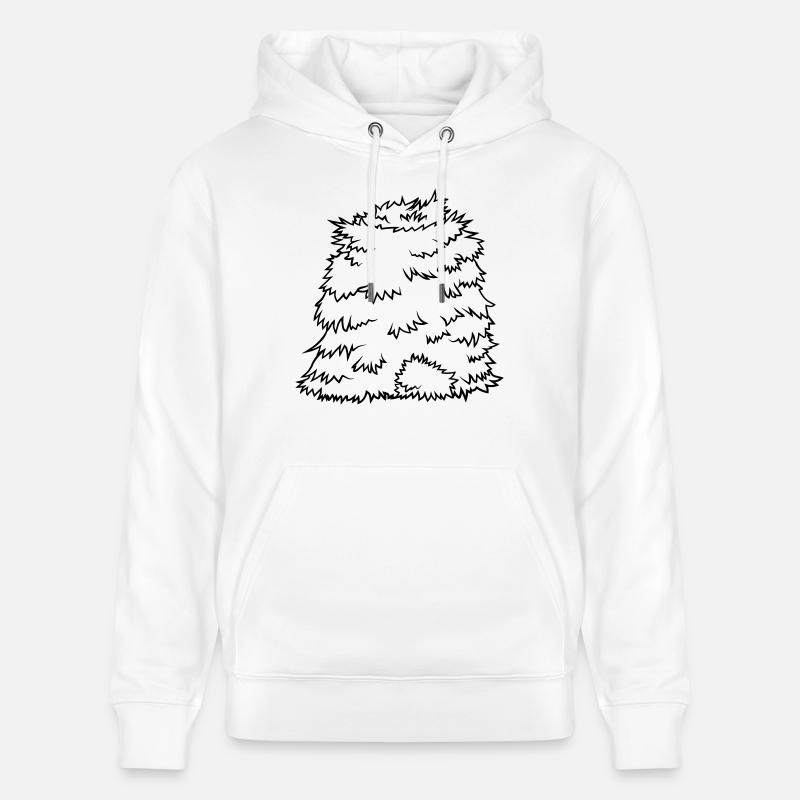 Strohberg Haystack Design - Sweat à capuche bio CRUISER Stanley/Stella Unisexe - blanc