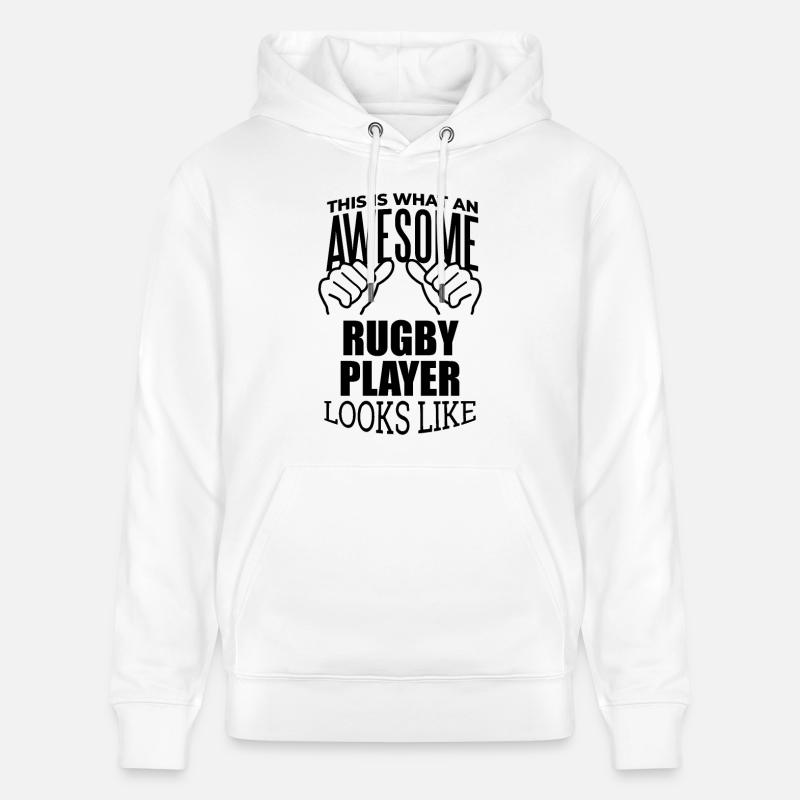 Rugby - Stanley/Stella CRUISER Unisex Organic Hoodie - white