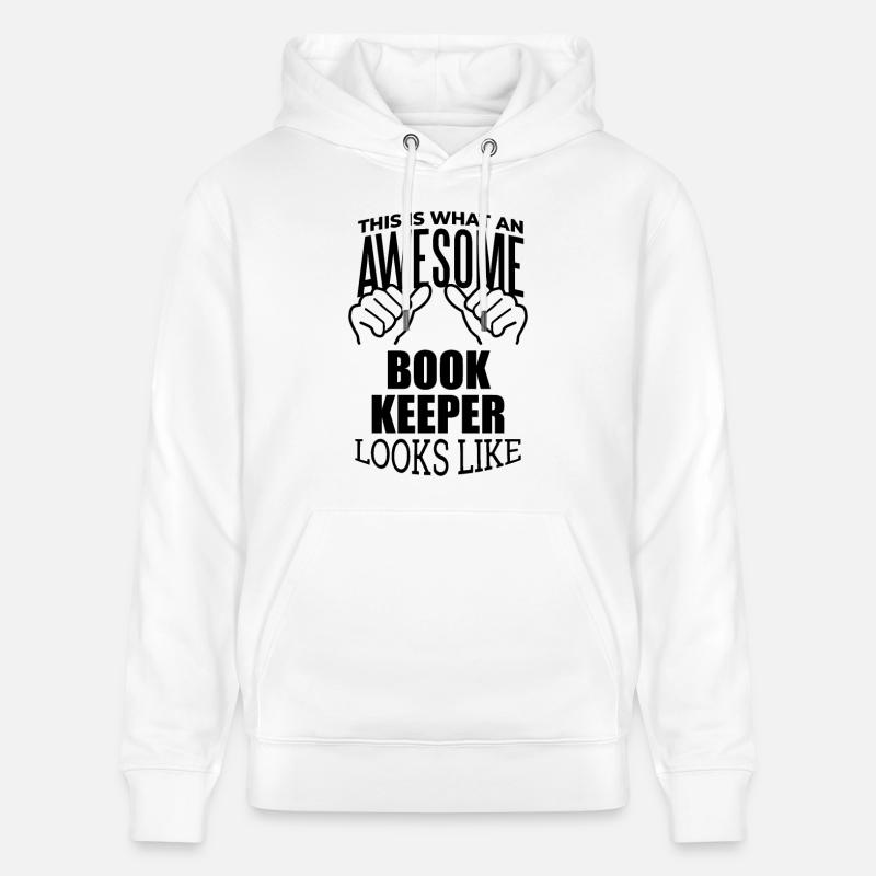 comptable - Sweat à capuche bio CRUISER Stanley/Stella Unisexe - blanc