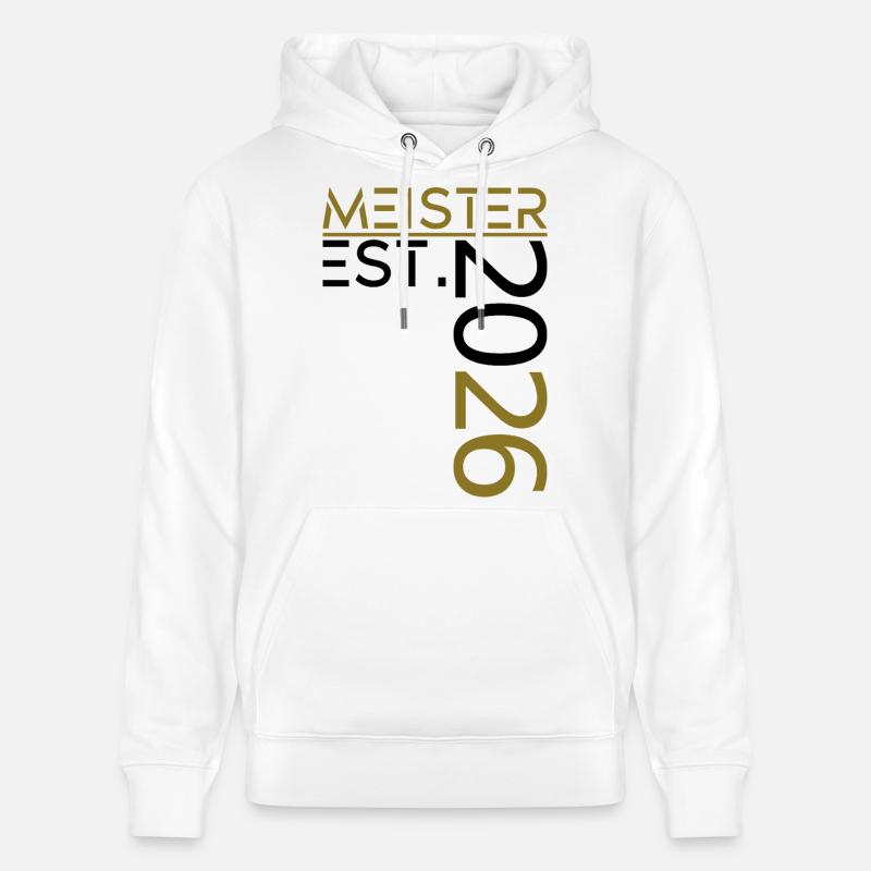 Master est. 2026 - Sweat à capuche bio CRUISER Stanley/Stella Unisexe - blanc