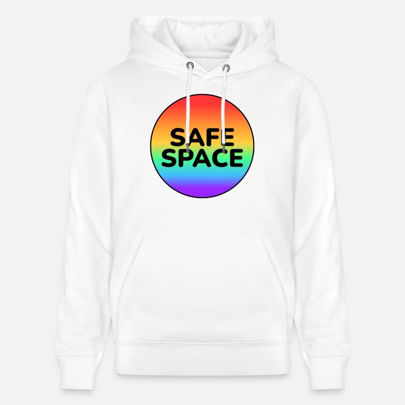 Espace sûr LGBT - Sweat à capuche bio CRUISER Stanley/Stella Unisexe - blanc
