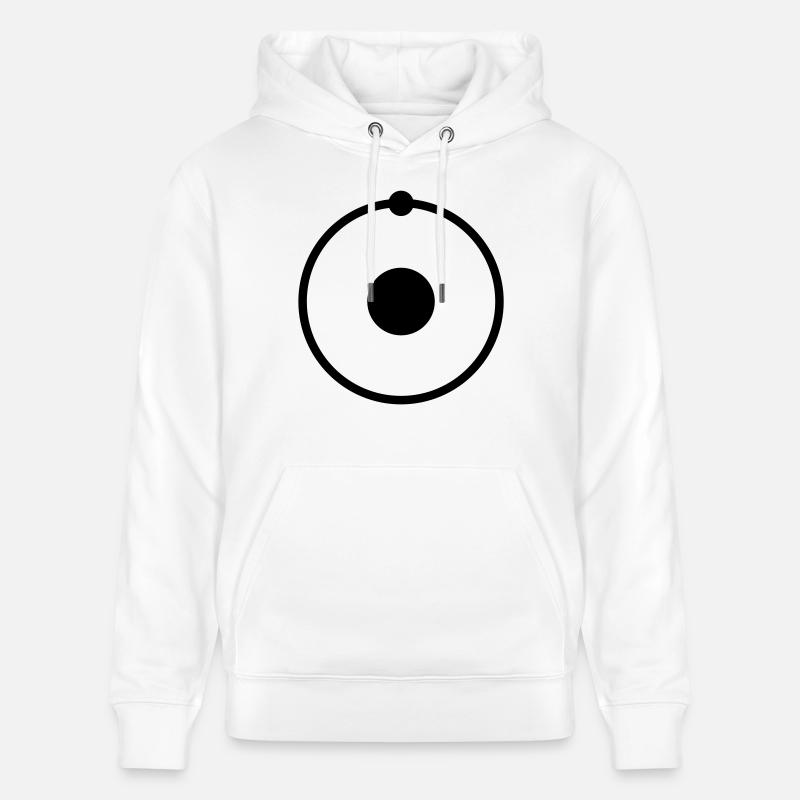 hydrogène - Sweat à capuche bio CRUISER Stanley/Stella Unisexe - blanc