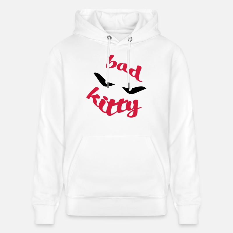 katze - Stanley/Stella Unisex Bio-Hoodie CRUISER - Weiß