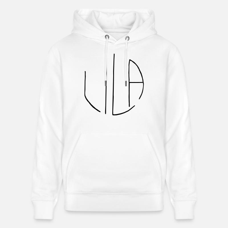 Pourpre - Sweat à capuche bio CRUISER Stanley/Stella Unisexe - blanc