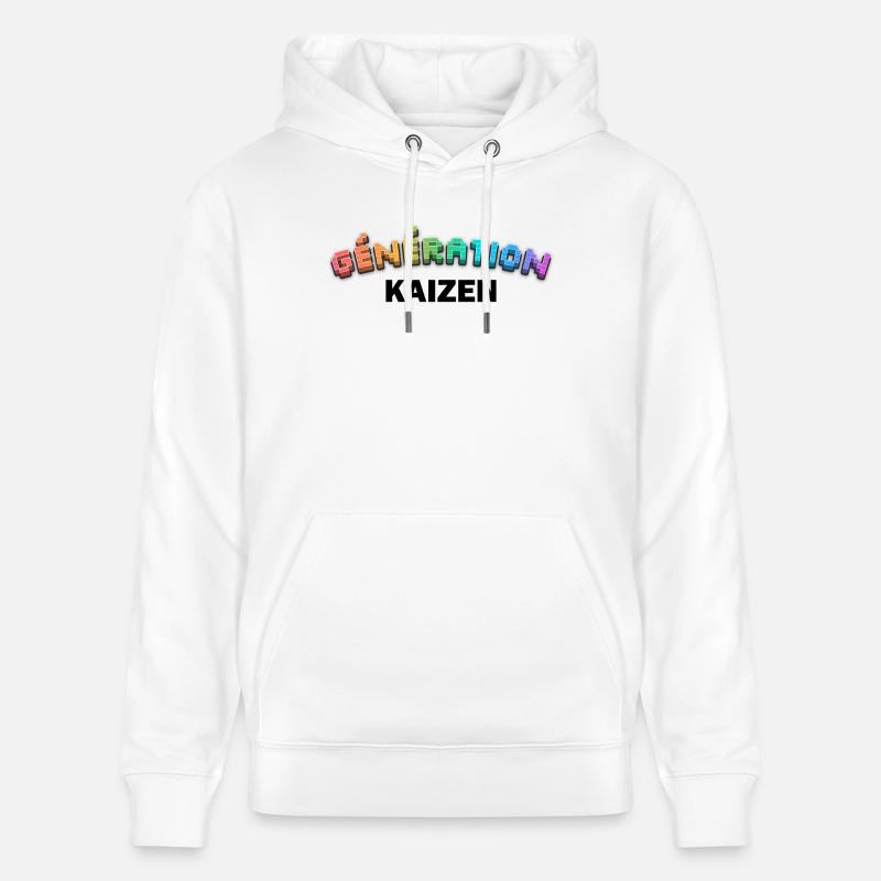 GENERATION KAIZEN XL - Stanley/Stella Unisex Bio-Hoodie CRUISER  - Weiß