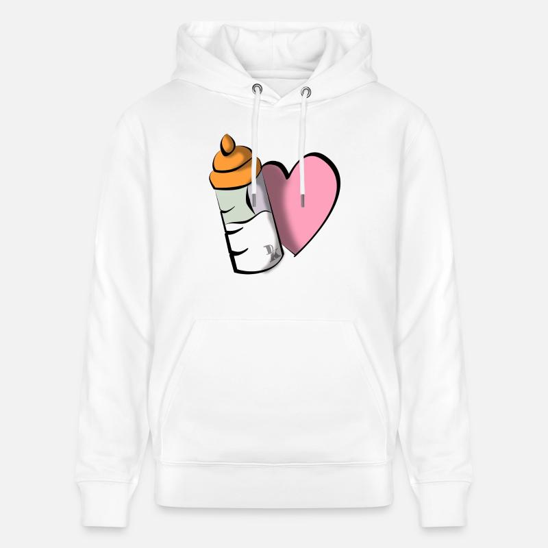 biberon 1 by DK - Sweat à capuche bio CRUISER Stanley/Stella Unisexe - blanc